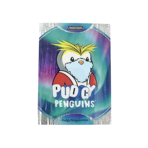 Pudgy Penguin #434 Aurora Refraction 67/145 - Kakawow Phantom Pudgy Penguins Collectible Cards Series 1