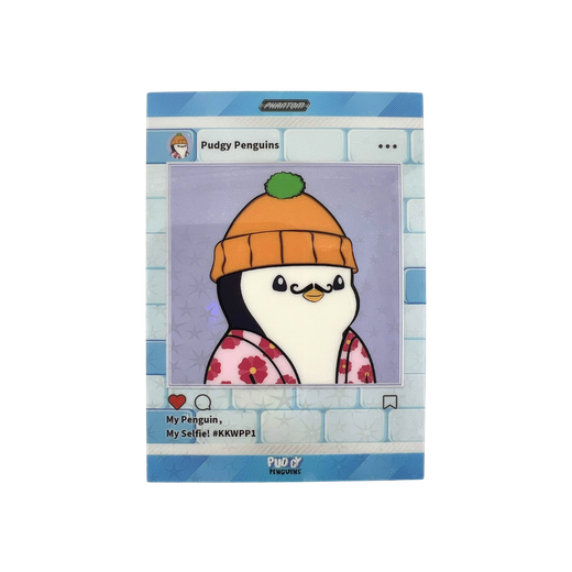 My Penguin, My Selfie! #KKWPP1 Profile - Kakawow Phantom Pudgy Penguins Collectible Cards Series 1