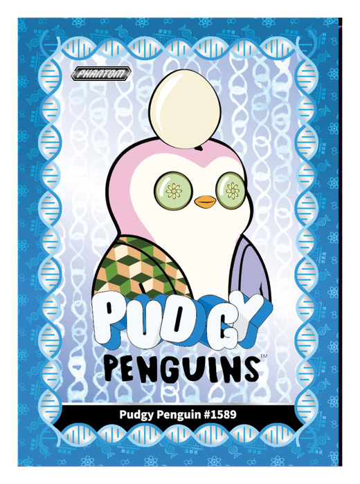 Pudgy Penguin #1589 Gene Heretic 243/385 - Kakawow Phantom Pudgy Penguins Collectible Cards Series 1
