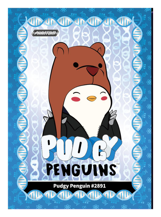 Pudgy Penguin #2891 Gene Heretic 252/385 - Kakawow Phantom Pudgy Penguins Collectible Cards Series 1