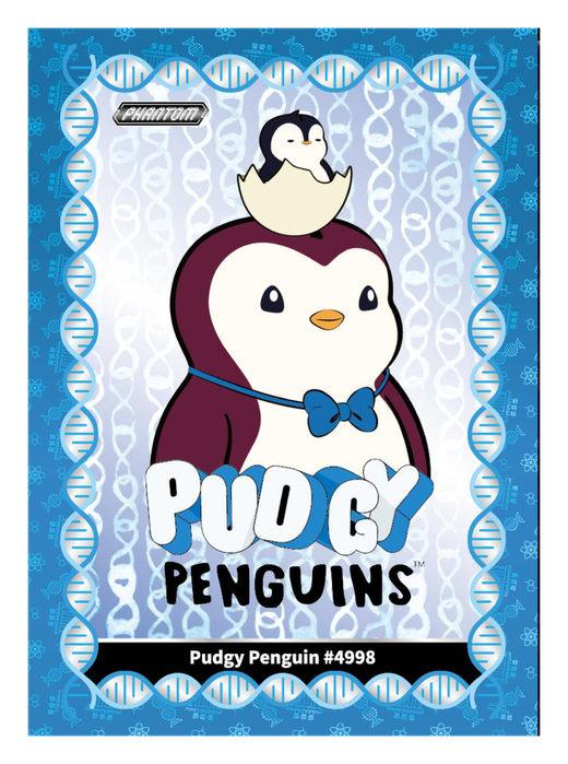 Pudgy Penguin #4998 Gene Heretic 266/385 - Kakawow Phantom Pudgy Penguins Collectible Cards Series 1