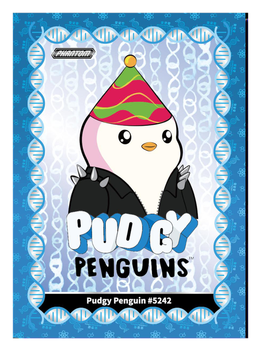 Pudgy Penguin #5242 Gene Heretic 279/385 - Kakawow Phantom Pudgy Penguins Collectible Cards Series 1