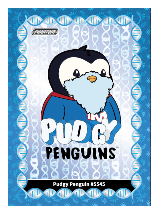Pudgy Penguin #5545 Gene Heretic 275/385 - Kakawow Phantom Pudgy Penguins Collectible Cards Series 1