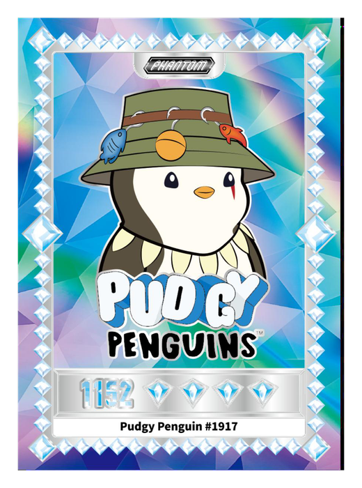 Pudgy Penguin #1917 Dazzling Power 136/255 - Kakawow Phantom Pudgy Penguins Collectible Cards Series 1