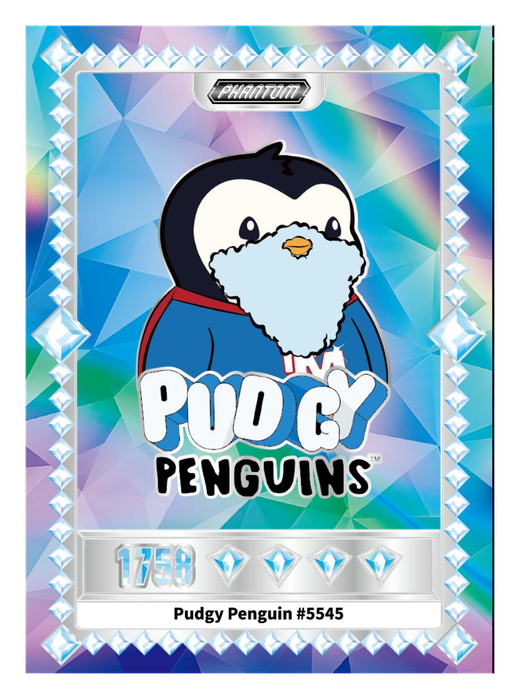 Pudgy Penguin #5545 Dazzling Power 80/255 - Kakawow Phantom Pudgy Penguins Collectible Cards Series 1