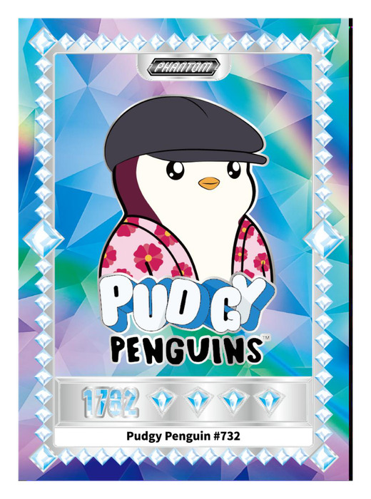 Pudgy Penguin #732 Dazzling Power 45/255 - Kakawow Phantom Pudgy Penguins Collectible Cards Series 1