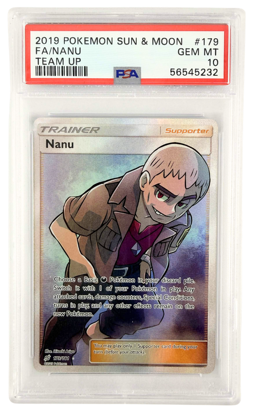 Pokemon - 2019 Fa/Nanu Team Up #179 Sun & Moon Team Up PSA 10