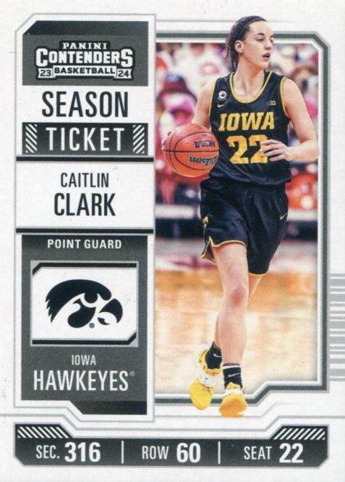 Caitlin Clark College Contenders - 2024 Caitlin Clark Collection