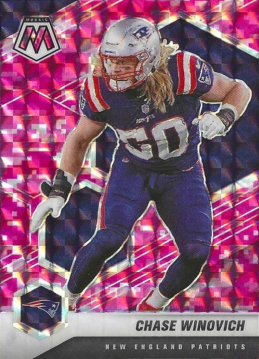 Chase Winovich Camo Pink Mosaic - 2021 Panini Mosaic NFL