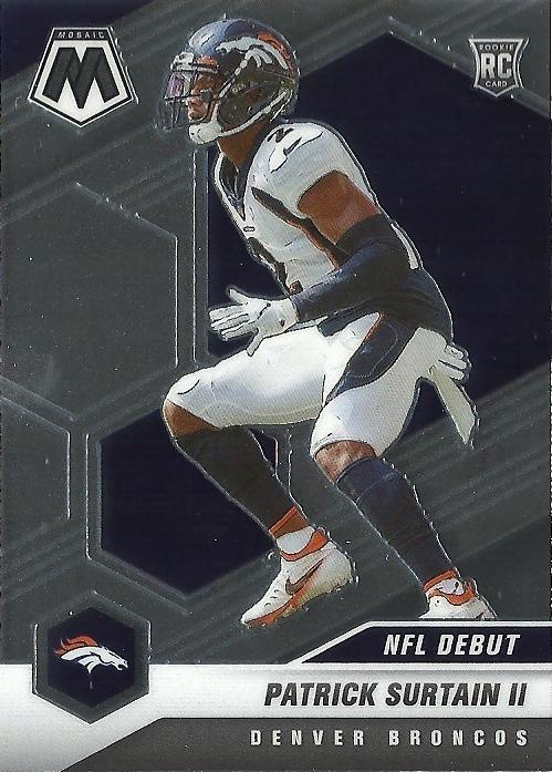 Patrick Surtain II Rookie Card - 2021 Panini Mosaic NFL