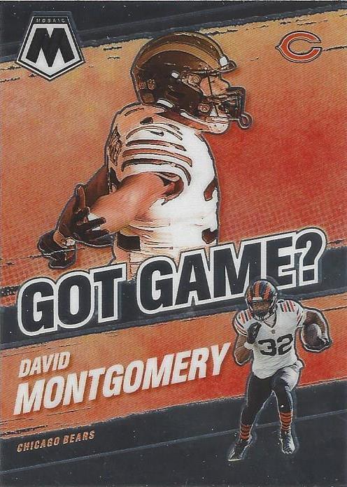 David Montgomery Got Game? - 2021 Panini Mosaic NFL