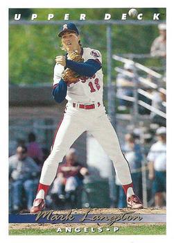 Mark Langston - 1993 Upper Deck Series 1 Baseball