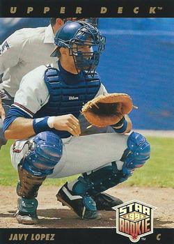 Javy Lopez Star Rookie - 1993 Upper Deck Series 1 Baseball
