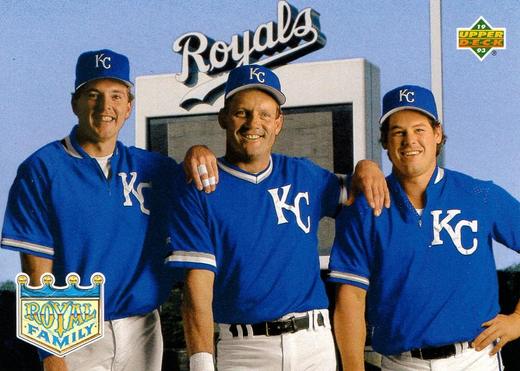Royal Family Teammates - 1993 Upper Deck Series 1 Baseball