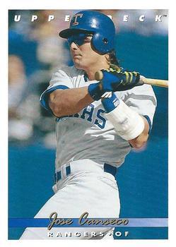 Jose Canseco - 1993 Upper Deck Series 1 Baseball