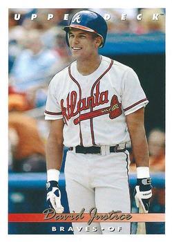 David Justice - 1993 Upper Deck Series 1 Baseball