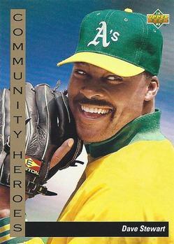 Dave Stewart Community Heroes - 1993 Upper Deck Series 1 Baseball