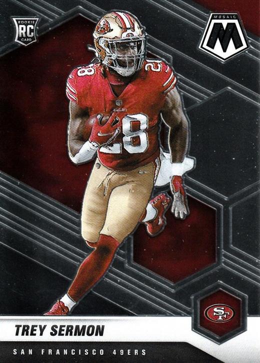 Trey Sermon Rookie Card - 2021 Panini Mosaic NFL