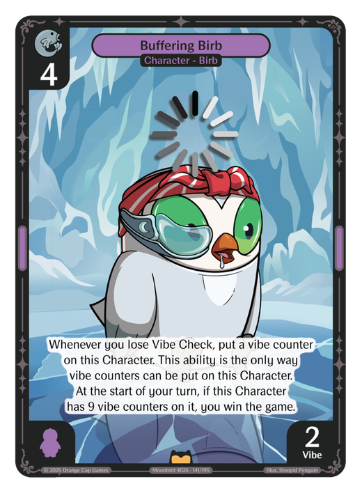 Buffering Birb Holo - Birb & Pengu Fair Drop Entry