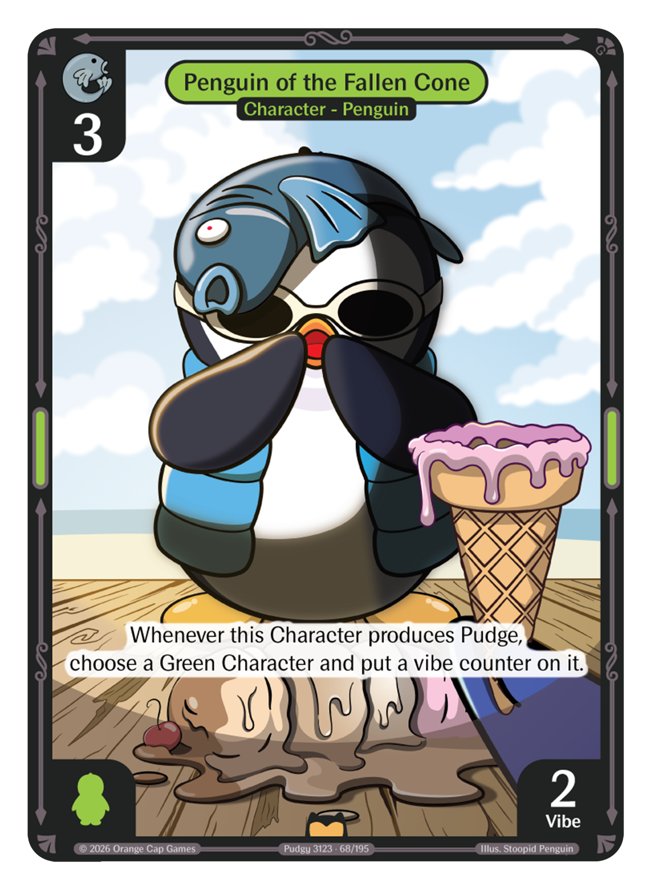 Penguin Of The Fallen Cone - Birb & Pengu Fair Drop Entry