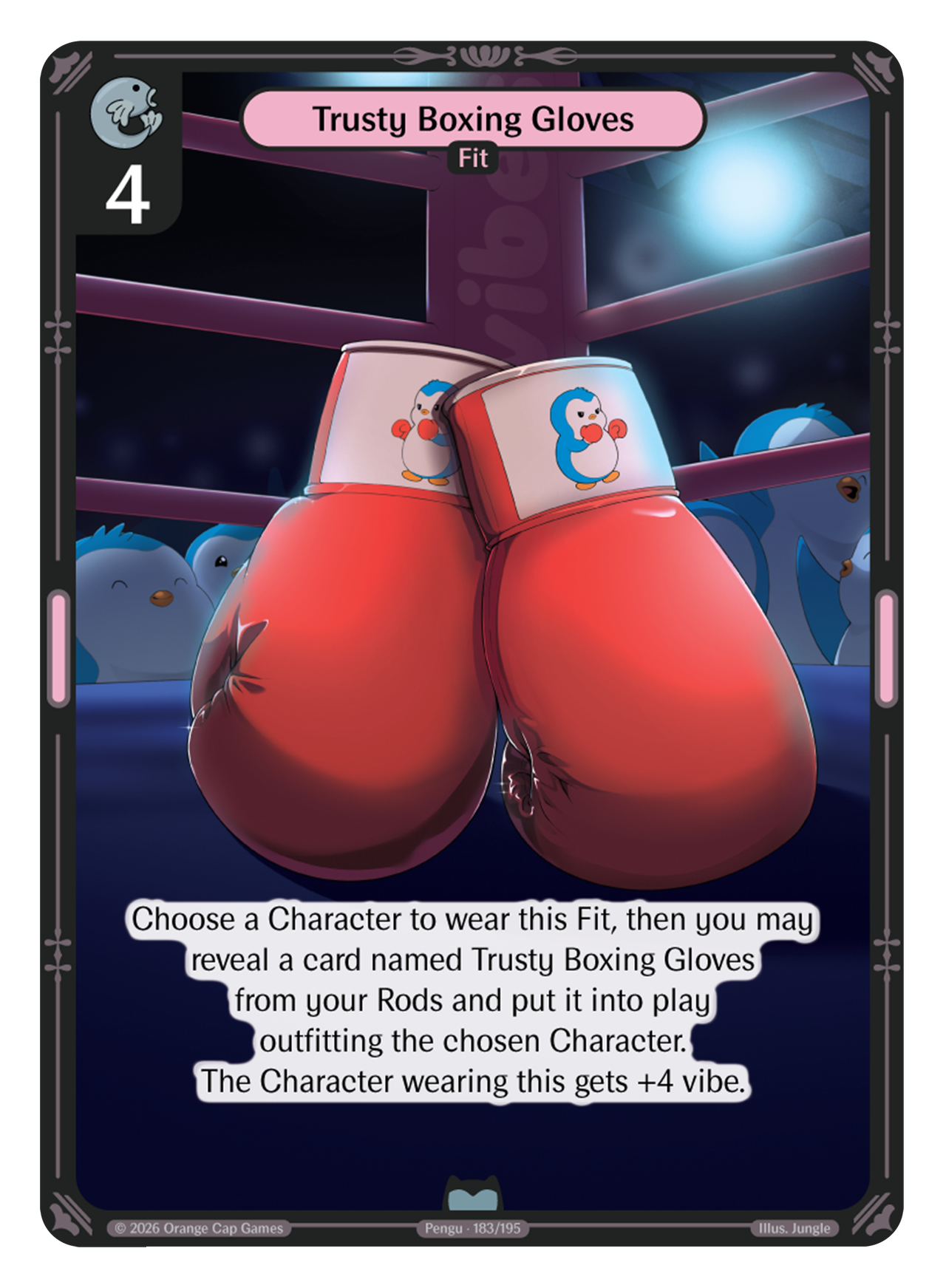 Trusty Boxing Gloves - Birb & Pengu Diamond Fair Drop Entry