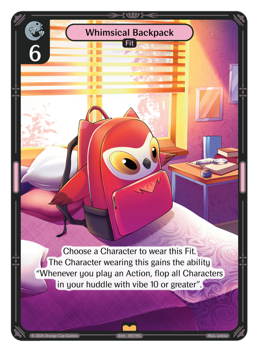 Whimsical Backpack - Birb & Pengu Fair Drop Entry